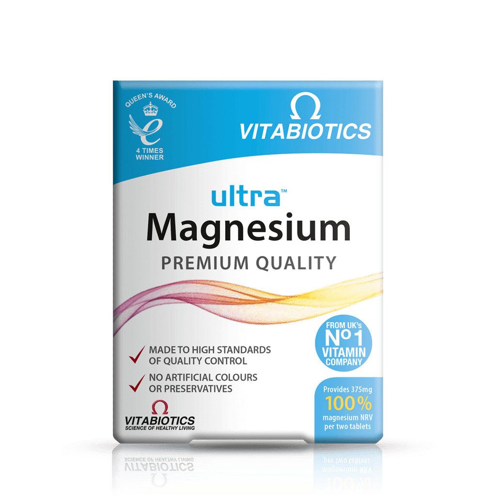 قرص الترا منیزیم سیترات Vitabiotics Ultra Magnesium ویتابیوتیکس (60 عددی)