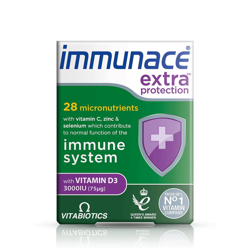 قرص تقویت ایمنی بدن Immunace Extra Protection ویتابیوتیکس (30 عددی)