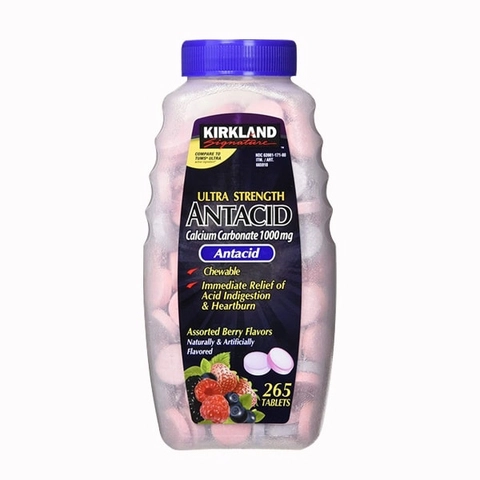 قرص جویدنی ضد اسید و سوزش معده کرکلند Kirkland Ultra Strength 1000mg (265 عددی)