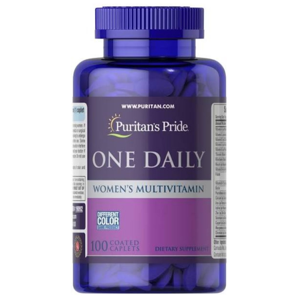 قرص مولتی ویتامین مینرال روزانه بانوان Puritan Pride One Daily Multivitamin پوریتان پراید (100 عددی)