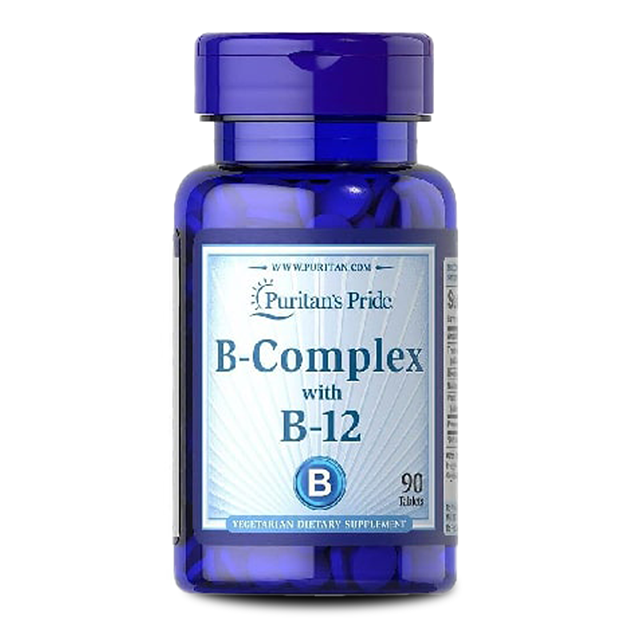 قرص ویتامین ب کمپلکس Puritan Pride B-Complex With B12 پوریتان پراید (90 عددی)
