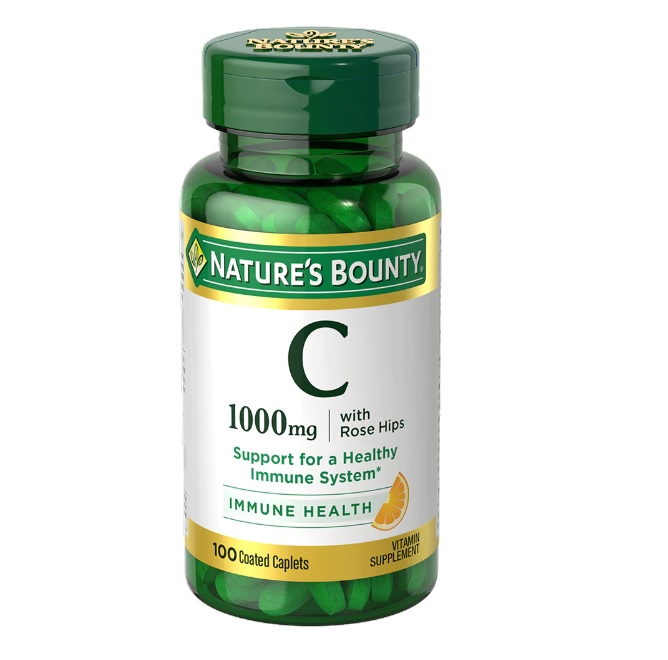 قرص ویتامین Nature’s Bounty Vitamin C 1000mg نیچرز بونتی (100 عددی)