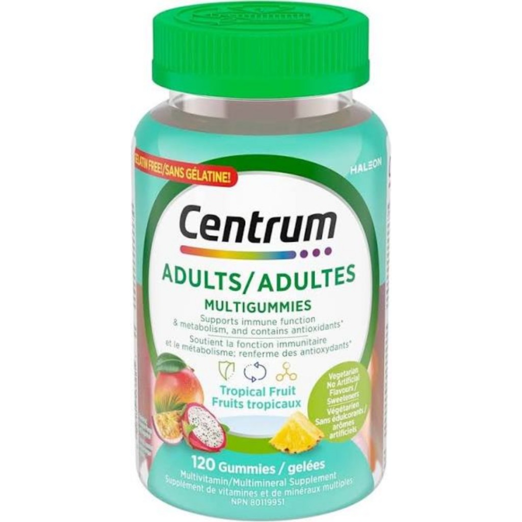 پاستیل مولتی ویتامین سنتروم بزرگسال Centrum Adults Multi Vitamin Gummies (120 عددی)