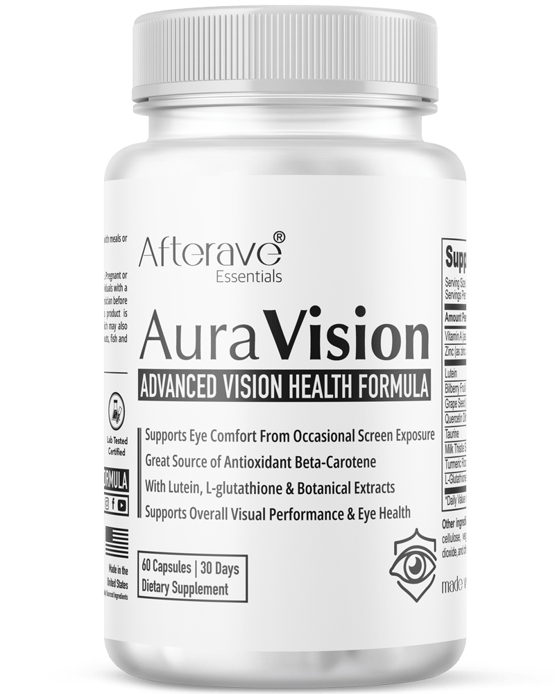 کپسول تقویت بینایی Aura Vision افترایو 60 عددی سلامت چشم و ضد خستگی