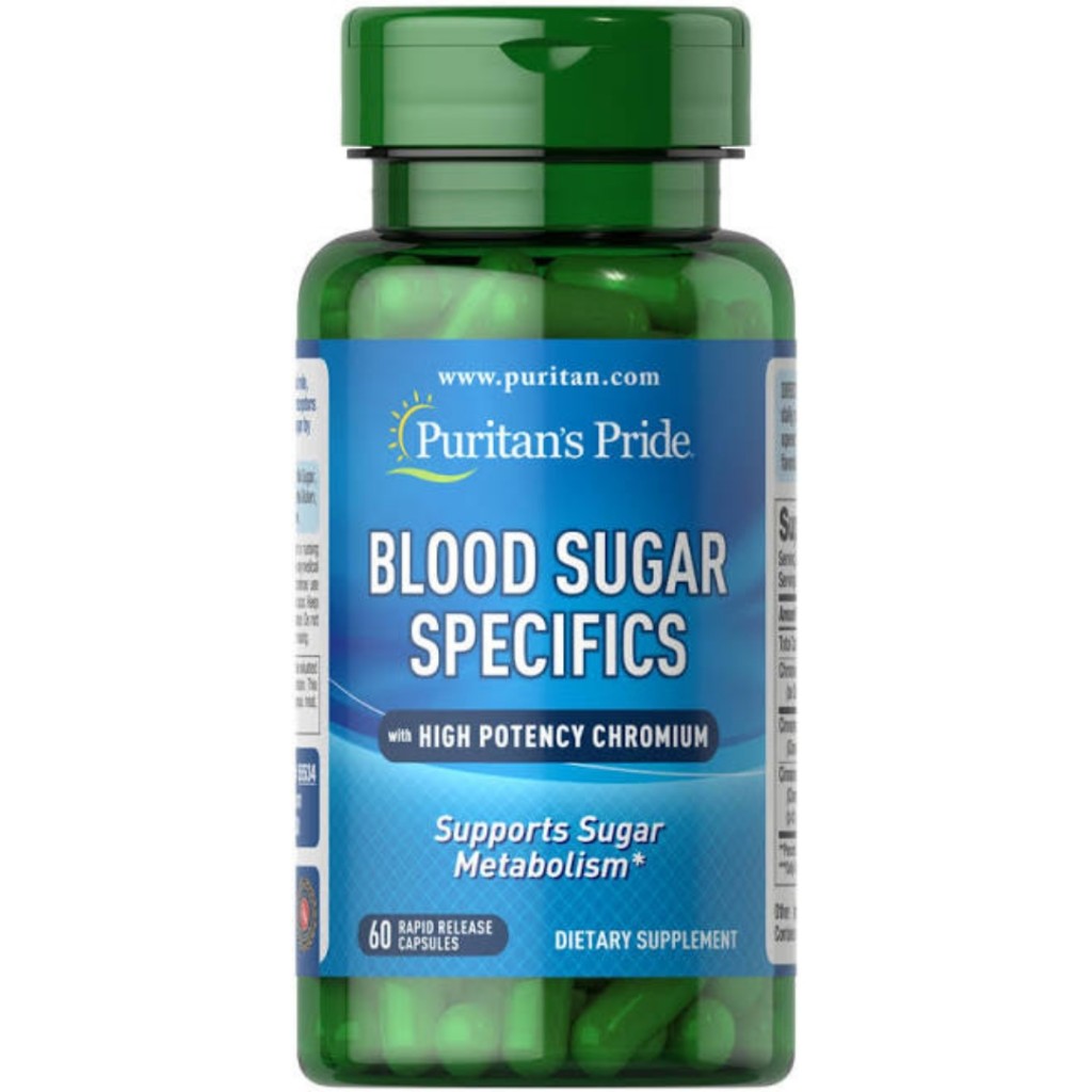 کپسول چندگانه کاهش قند خون Puritan Pride Blood Sugar Specifics پوریتان پراید (60 عددی)